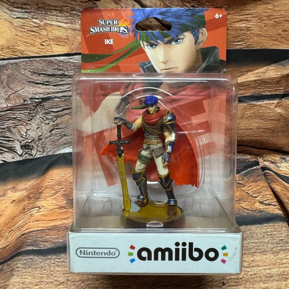 Nintendo Ike Amiibo Super Smash Bros Series Figure Brand New Sealed Fire Emblem